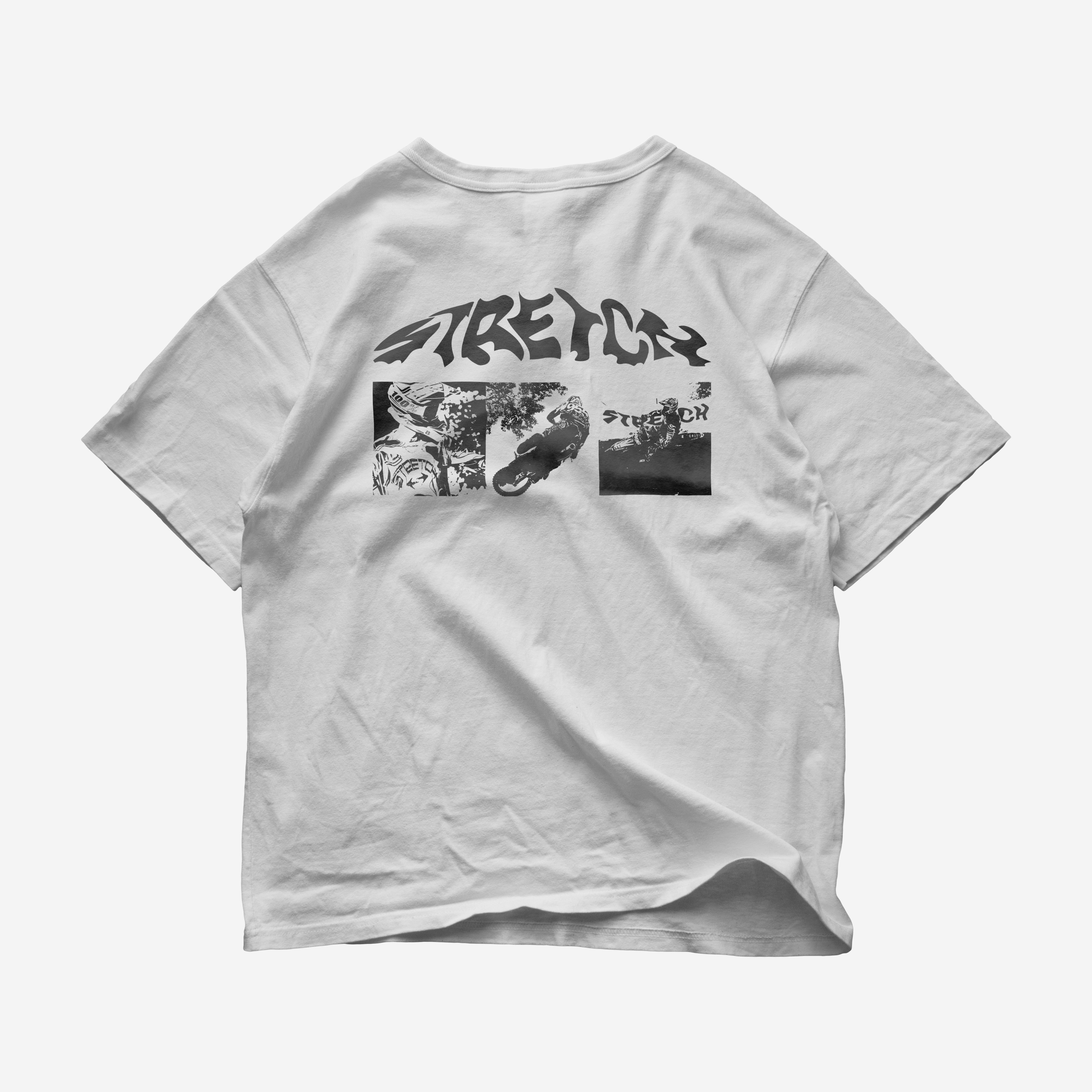 MONOCHROME TEE - Oversize - Stretch Mx